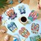 10-Piece Summer Beach Diamond Art Coaster Set – Slippers, Tropical Hawaiian, Ocean, Flamingo & Starfish Diamond Painting Coasters, Fun DIY Craft Kit for Beginners and Adults